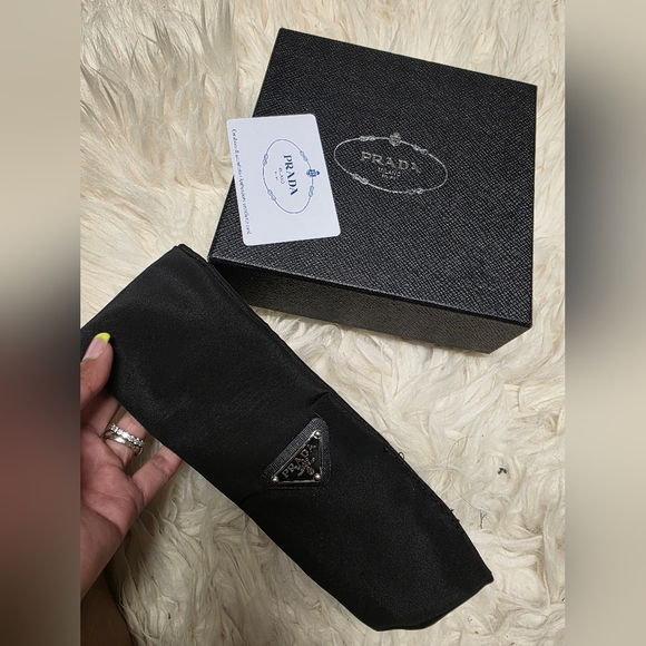 Prada Other - Prada Black Satin Hairband